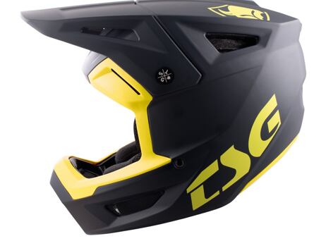 Přilba integrální TSG Sentinel Solid Color Satin Blue-Yellow, XL