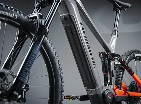 Haibike ALLMTN 4 - silver/red/black