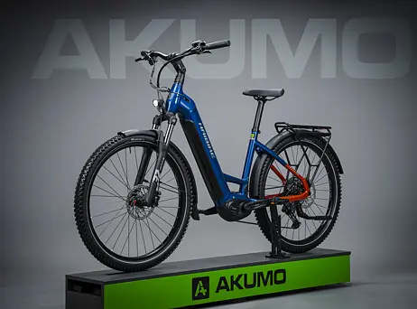Haibike TREKKING 4 - Low - blue/orange/silver