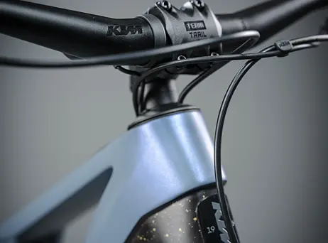 KTM Macina Prowler PRESTIGE - Blue+Metallic Black Matt (Grey+Gold)