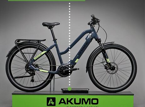 Haibike Trekking 5 low standover 2022 - blue/canary