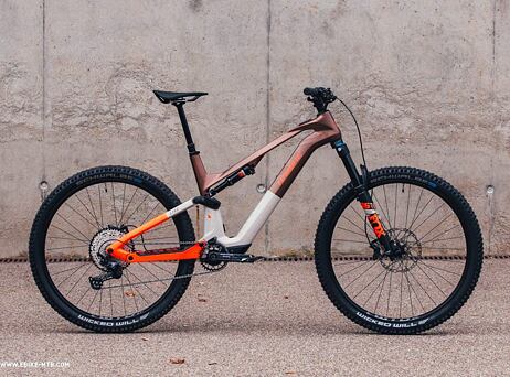 Haibike Lyke CF 10 - Leather/Orange-gloss