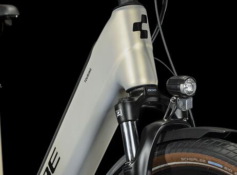 Cube Touring Hybrid Pro Easy Entry 500 - Pearlysilver´n´black