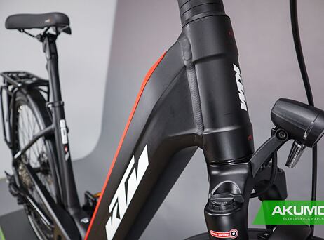 KTM Macina eTOUR PRO LTD - black matt (white-red)