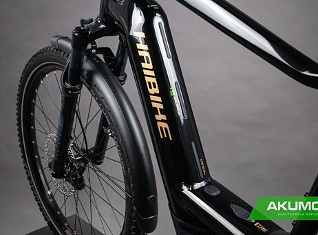 Haibike Trekking 11 - High - 2022 - Gloss Black Metal Tan