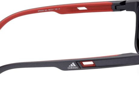 Sluneční brýle ADIDAS Sport SP0035 Matte Black/Roviex Mirror