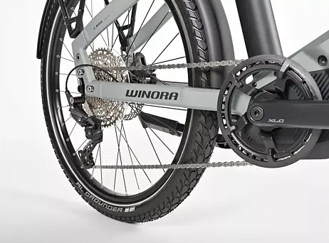 Winora Yakun X12 High - Classic silver matt
