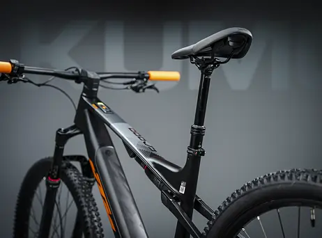 KTM Macina Scarp SX Elite - Flaming Black MT (Fresh Orange)