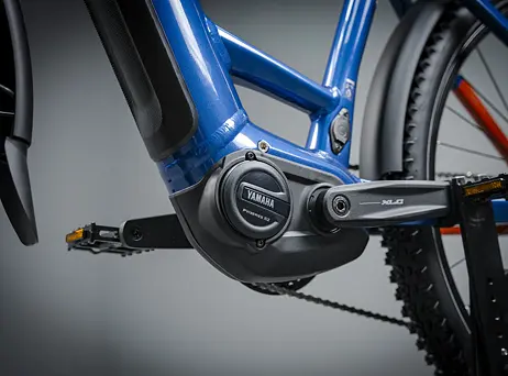 Haibike TREKKING 4 - Low - blue/orange/silver