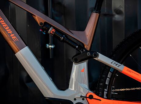 Haibike Lyke CF 10 - Leather/Orange-gloss