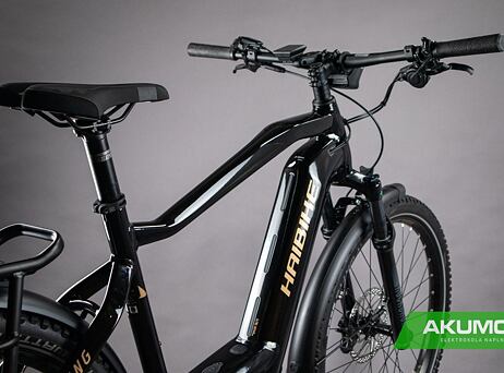 Haibike Trekking 11 - High - 2022 - Gloss Black Metal Tan