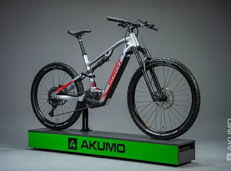 Ghost E-ASX 130 Universal B750 - Light Grey / Red