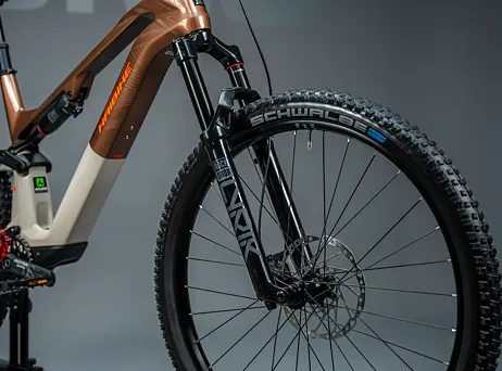 Haibike Lyke CF 10 - Leather/Orange-gloss