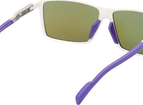 Sluneční brýle ADIDAS Sport SP0058 White/Gradient Or Mirror Violet