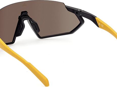 Sluneční brýle ADIDAS Sport SP0041 Matte Black/Brown Mirror