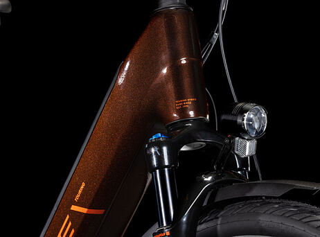 Cube Touring Hybrid PRO 625, easy entry - Cinnamon´n´orange