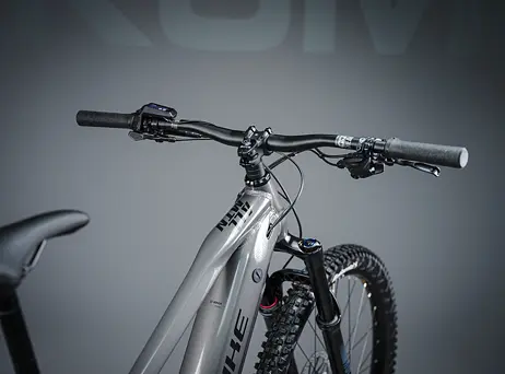Haibike ALLMTN 4 - silver/red/black