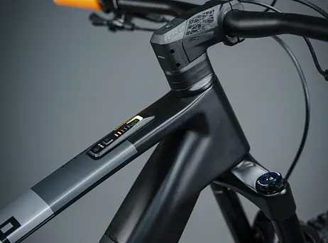 KTM Macina Scarp SX Elite - Flaming Black MT (Fresh Orange)