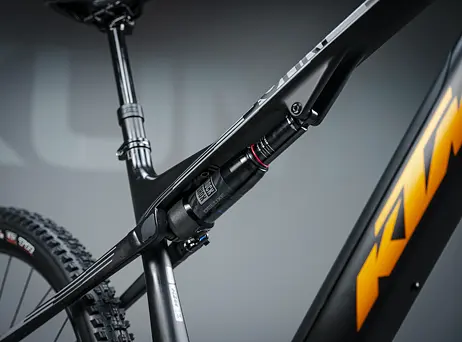 KTM Macina Scarp SX Elite - Flaming Black MT (Fresh Orange)