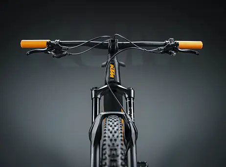 KTM Macina Scarp SX Elite - Flaming Black MT (Fresh Orange)