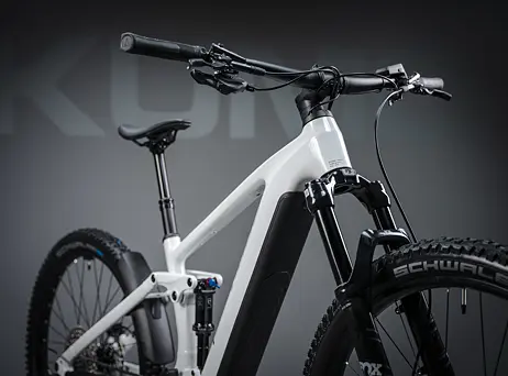 Cube Stereo Hybrid ONE44 EXC - Whitemarble´n´black