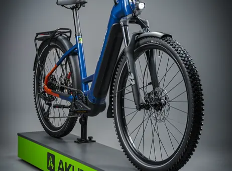Haibike TREKKING 4 - Low - blue/orange/silver