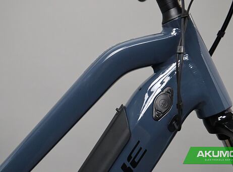 Haibike Trekking 5 low standover 2022 - blue/canary