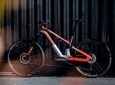 Haibike Lyke CF 10 - Leather/Orange-gloss