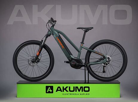 Haibike Alltrack vel. 37 cm - olive/orange - matt