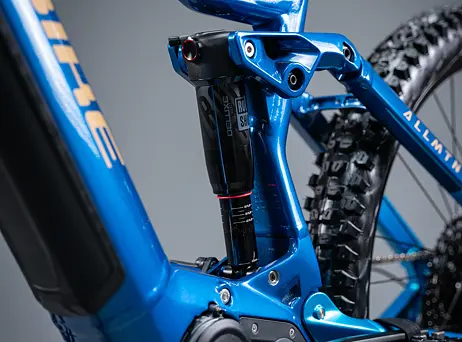 Haibike AllMtn 2 - blue/cyan/caramel