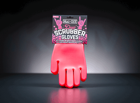 Silikonové mycí rukavice - MUC-OFF DEEP SCRUBBER GLOVES