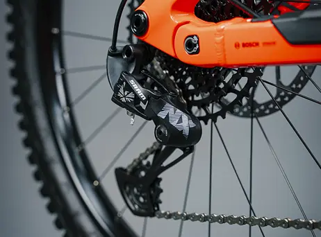 Haibike ALLMTN 4 - silver/red/black