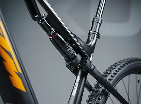 KTM Macina Scarp SX Elite - Flaming Black MT (Fresh Orange)
