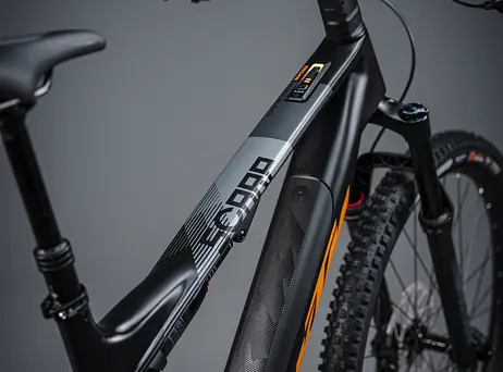 KTM Macina Scarp SX Elite - Flaming Black MT (Fresh Orange)