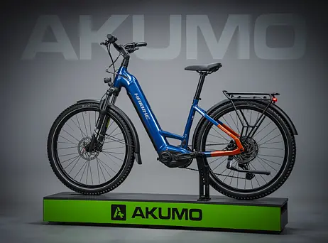 Haibike TREKKING 4 - Low - blue/orange/silver