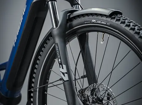 Haibike TREKKING 4 - Low - blue/orange/silver