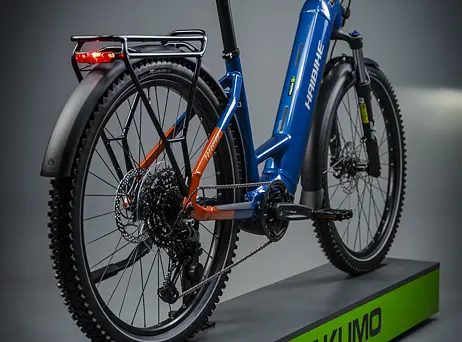 Haibike TREKKING 4 - Low - blue/orange/silver