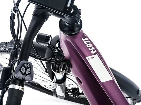 CTM Senze Lady 28" - matná purpurová / teplá šedá