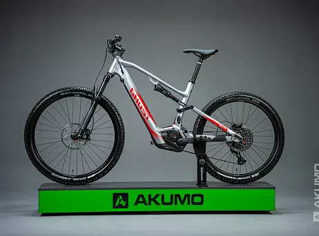Ghost E-ASX 130 Universal B750 - Light Grey / Red