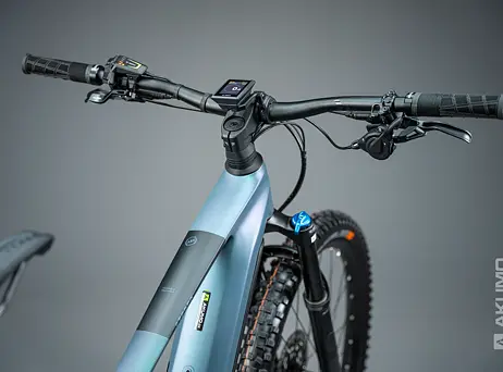 Cube Stereo Hybrid 120 HPC ABS 750 - Smaragdgrey´n´blue