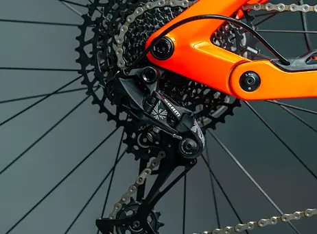 Haibike Lyke CF 10 - Leather/Orange-gloss