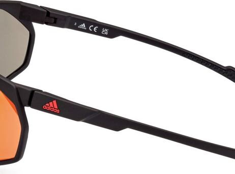 Sluneční brýle ADIDAS Sport SP0074 - Matte Black/Roviex Mirror