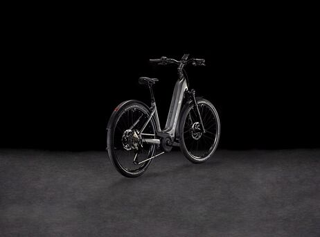 Cube Nuride Hybrid SLX 800 Allroad, easy entry - Graphite´n´fossil
