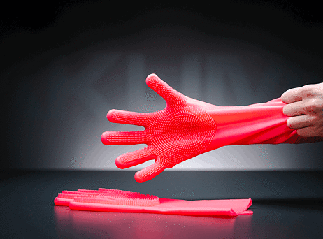 Silikonové mycí rukavice - MUC-OFF DEEP SCRUBBER GLOVES