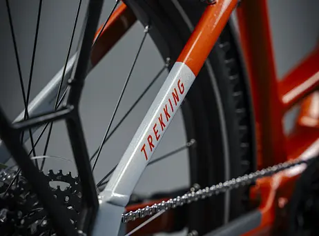 Haibike TREKKING 4 - Low - orange/silver