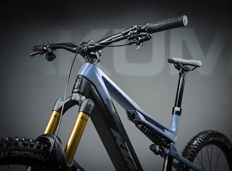 KTM Macina Prowler PRESTIGE - Blue+Metallic Black Matt (Grey+Gold)