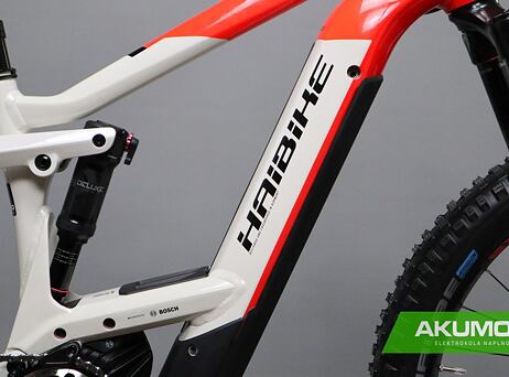 Haibike Fullseven 9 - Cool grey/ red