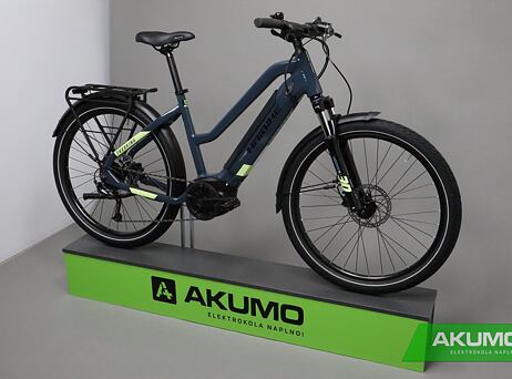 Haibike Trekking 5 low standover 2022 - blue/canary