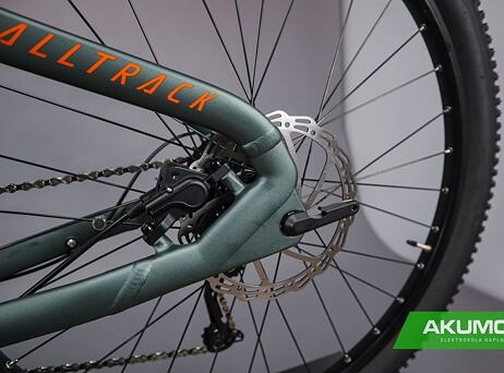 Haibike Alltrack vel. 37 cm - olive/orange - matt
