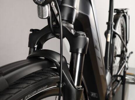 KTM Macina Style 730, US - Black matt (grey+orange)